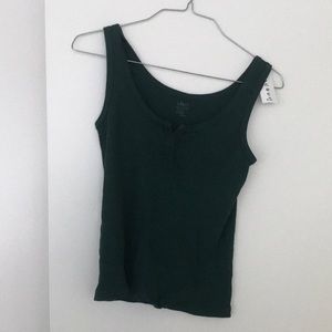 Brandy melville tank top with buttons